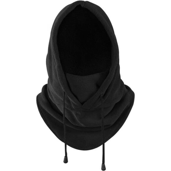 Fleece Cold Weather Face and Neck Mask Black - Picture 1 of 6